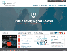 Tablet Screenshot of powernetco.com